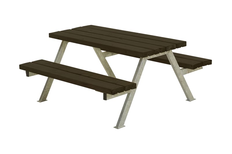 PLUS Alpha Junior Bord/Bänkset 118 cm - Utemöbler - Trädgårdsbord & Utebord - Picknickbord