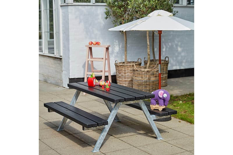 PLUS Alpha Junior Bord/Bänkset 118 cm - Utemöbler - Trädgårdsbord & Utebord - Picknickbord