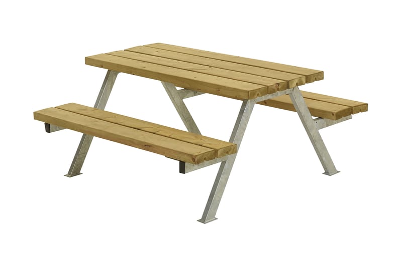 PLUS Alpha Junior Bord/Bänkset 118 cm - Utemöbler - Trädgårdsbord & Utebord - Picknickbord