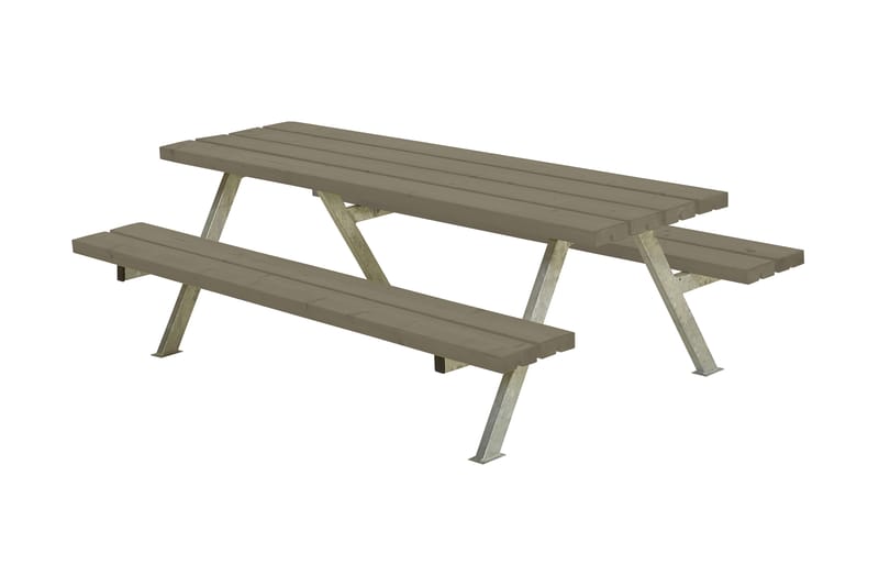 PLUS Alpha Junior Bord/Bänkset 177 cm - Utemöbler - Trädgårdsbord & Utebord - Picknickbord