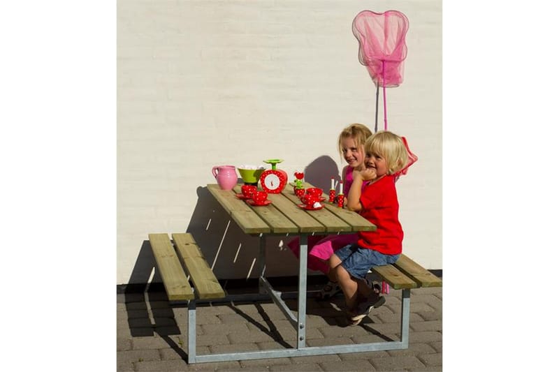 PLUS Basic bord- och bänkset för barn - Utemöbler - Trädgårdsbord & Utebord - Picknickbord