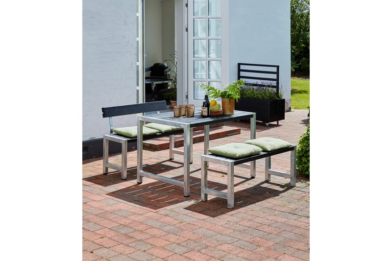 PLUS Caféset med 1 Ryggstöd 127 cm - Picknickbord