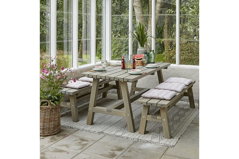 PLUS Country Plankbänk 177 cm - Utemöbler - Trädgårdsbord & Utebord - Picknickbord