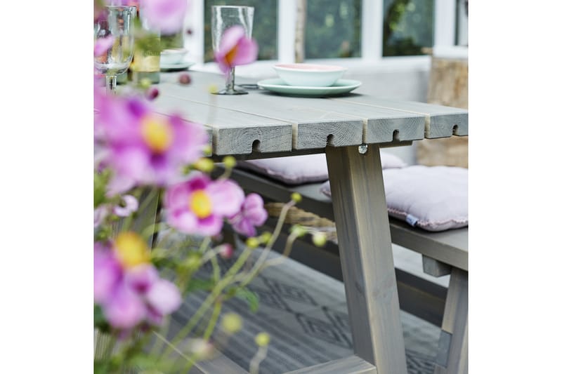 PLUS Country Plankset 177 cm Bord och 2 Bänkar, - Utemöbler - Trädgårdsbord & Utebord - Picknickbord