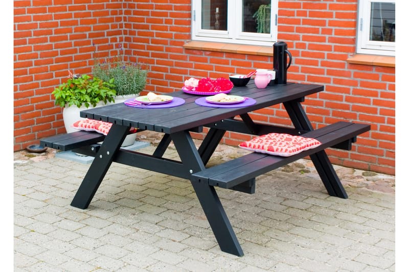 PLUS Gudrun Picknickbord med Bänk 177 cm - Picknickbord
