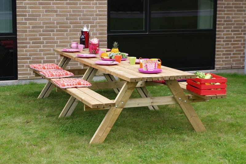 PLUS Gudrun Picknickbord med Bänk 300 - Picknickbord