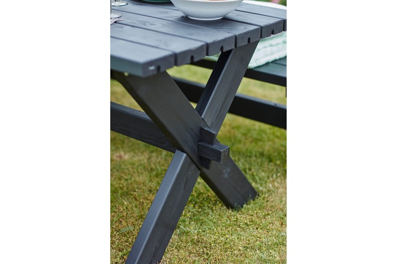 PLUS Nostalgi Bord/Bänkset 177 cm Bord och 2 Bänkar - Utemöbler - Trädgårdsbord & Utebord - Picknickbord