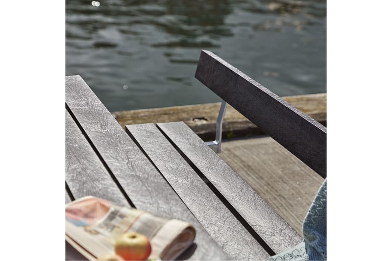 PLUS Ryggstöd till Bord/Bänkset 177 cm Sort - Utemöbler - Utesoffor & bänkar - Trädgårdssoffa
