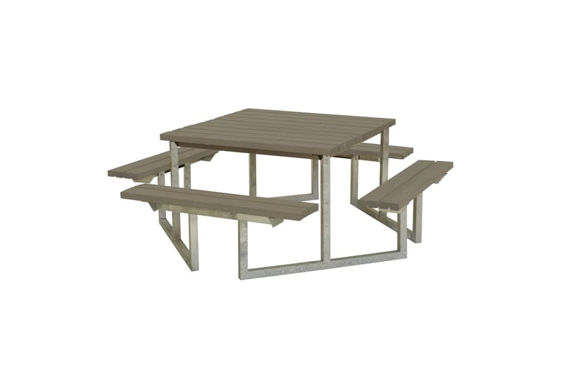 PLUS Twist Bord/Bänkset 204 cm - Utemöbler - Trädgårdsbord & Utebord - Picknickbord