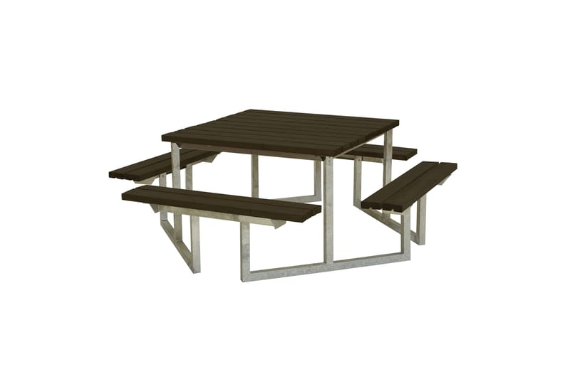 PLUS Twist Bord/Bänkset 204 cm - Utemöbler - Trädgårdsbord & Utebord - Picknickbord