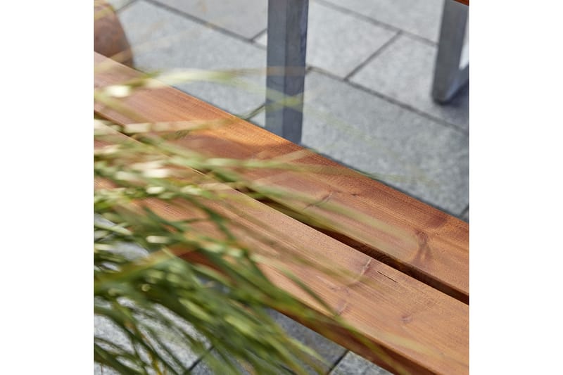 PLUS Wega Bord/Bänkset 177 cm Grundmålad Teak - Utemöbler - Trädgårdsbord & Utebord - Picknickbord