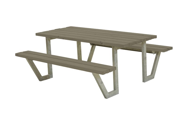 PLUS Wega Bord/Bänkset 177 cm - Utemöbler - Trädgårdsbord & Utebord - Picknickbord