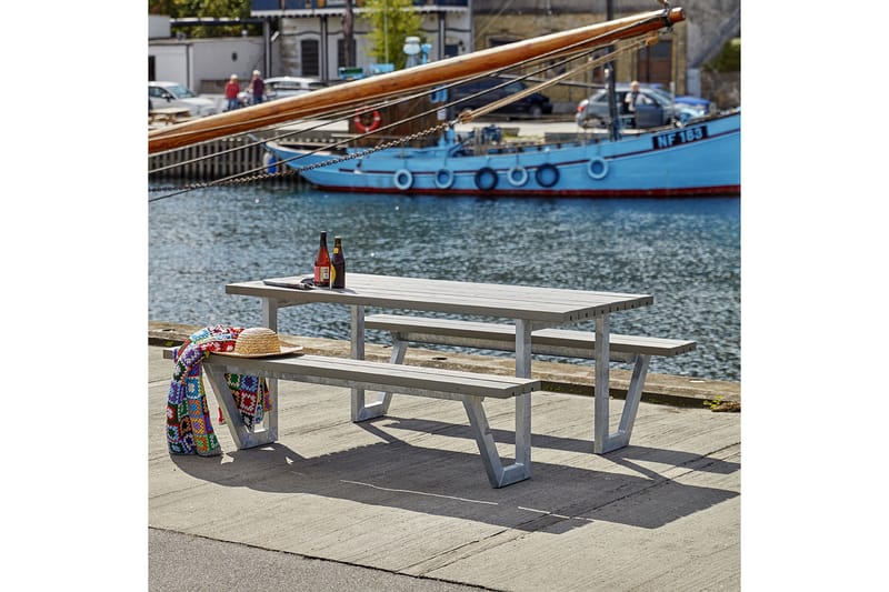 PLUS Wega Bord/Bänkset 177 cm - Utemöbler - Trädgårdsbord & Utebord - Picknickbord