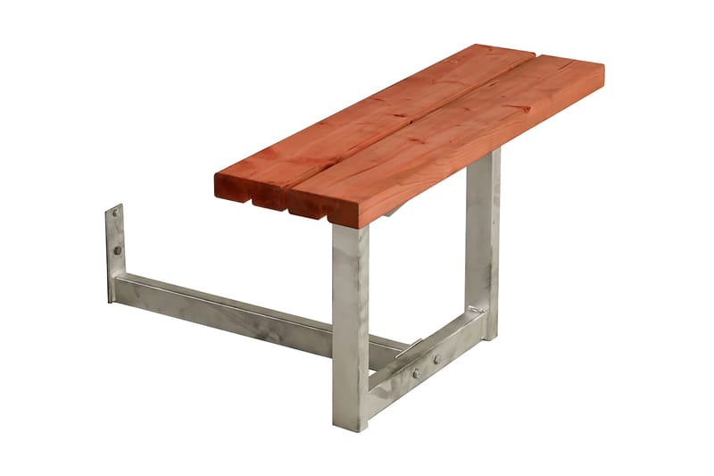 PLUS påbygning till Basic Bord/Bänkset 77 cm Grundmålad Teak - Picknickbord