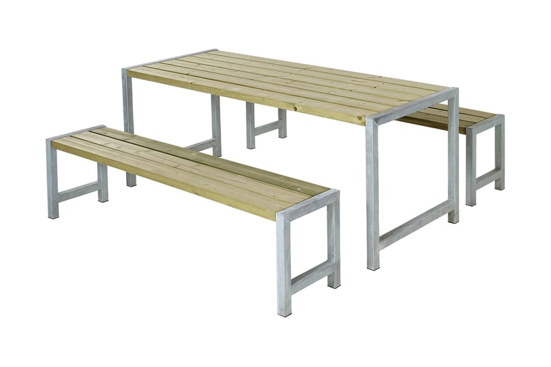 PLUS Plankset 186 cm Tryckimpregnerat - Utemöbler - Trädgårdsbord & Utebord - Picknickbord