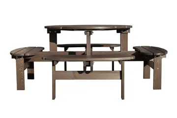 Rogolo Picknickbord 199 cm - Brun - Utemöbler - Trädgårdsbord & Utebord - Picknickbord