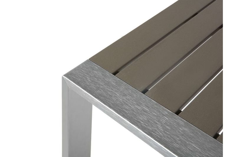 Racale Sidobord och Matbord Utomhus 90 cm Metall - Mörkgrå - Utemöbler - Trädgårdsbord & Utebord - Sidobord utomhus