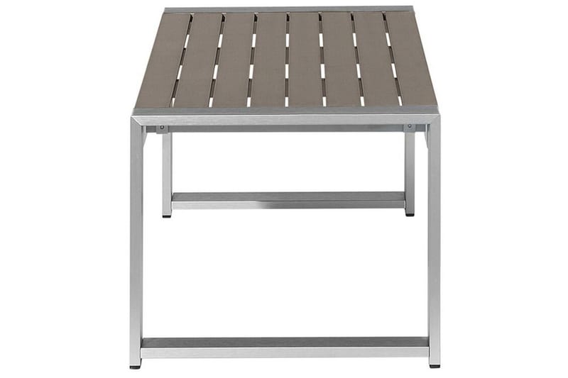 Racale Sidobord och Matbord Utomhus 90 cm Metall - Mörkgrå - Utemöbler - Trädgårdsbord & Utebord - Sidobord utomhus