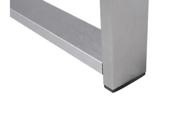 Racale Sidobord och Matbord Utomhus 90 cm Metall - Mörkgrå - Utemöbler - Trädgårdsbord & Utebord - Sidobord utomhus
