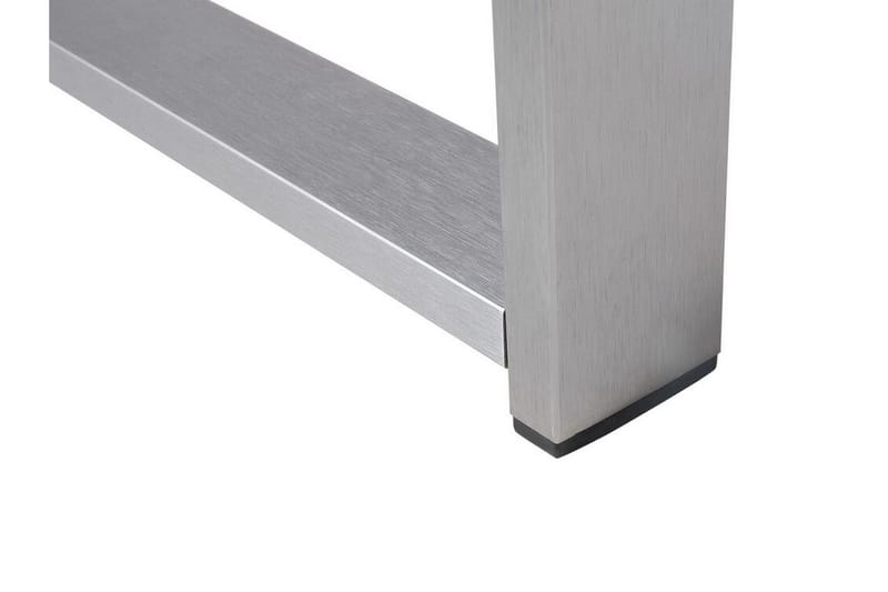Racale Sidobord och Matbord Utomhus 90 cm Metall - Mörkgrå - Utemöbler - Trädgårdsbord & Utebord - Sidobord utomhus