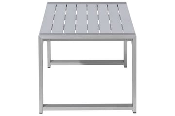 Racale Sidobord och Soffbord Utomhus 90 cm Metall - Ljusgrå - Utemöbler - Trädgårdsbord & Utebord - Sidobord utomhus
