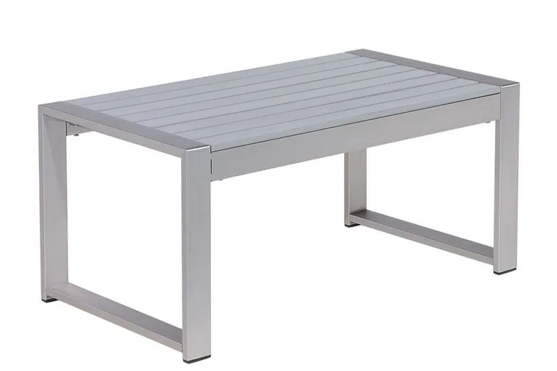 Racale Sidobord och Soffbord Utomhus 90 cm Metall - Ljusgrå - Utemöbler - Trädgårdsbord & Utebord - Sidobord utomhus