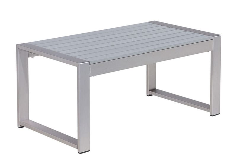 RACALE Sidobord Utomhus 90x50 cm Ljusgrå - Utemöbler - Trädgårdsbord & Utebord - Sidobord utomhus