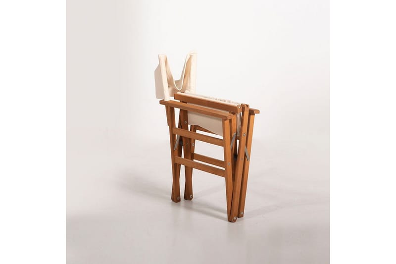 Rathore Matbord Utomhus 60 cm - Cremevit - Utemöbler - Trädgårdsbord & Utebord - Matbord ute