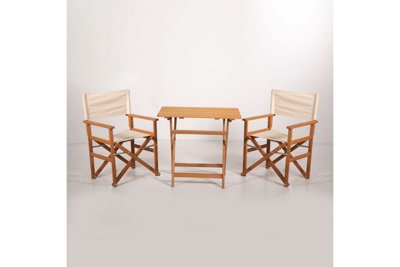 Rathore Matbord Utomhus 60 cm - Cremevit - Utemöbler - Trädgårdsbord & Utebord - Matbord ute