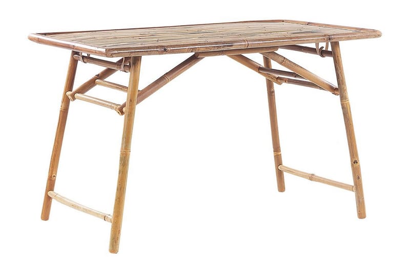 REDDING Matbord Utomhus 120x69 cm Ljusbrun - Utemöbler - Trädgårdsbord & Utebord - Matbord ute