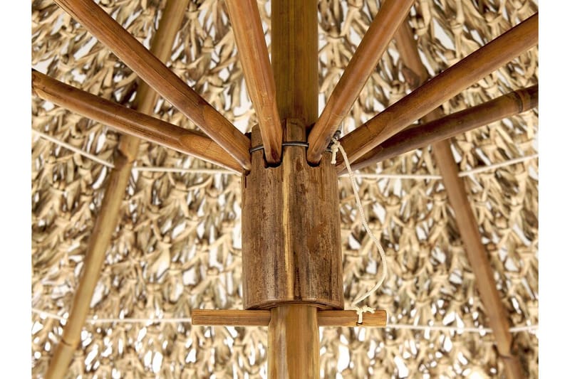 Redding Sidobord och Utebord 85 cm Trä Bambu - Ljusbrun - Utemöbler - Trädgårdsbord & Utebord - Sidobord utomhus