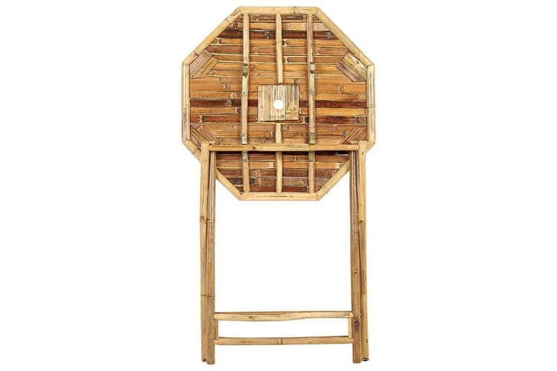 REDDING Sidobord Utomhus 85 cm Natural/Ljusbrun - Utemöbler - Trädgårdsbord & Utebord - Sidobord utomhus