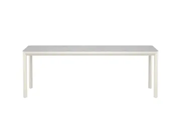 Rektangulärt Matbord Lino 220 cm Utomhus - Beige - Utemöbler - Trädgårdsbord & Utebord - Matbord ute