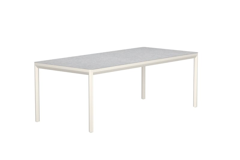 Rektangulärt Matbord Lino 220 cm Utomhus - Beige - Utemöbler - Trädgårdsbord & Utebord - Matbord ute
