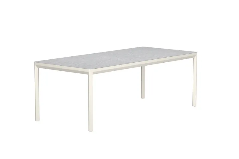 Rektangulärt Matbord Lino 220 cm Utomhus - Beige - Utemöbler - Trädgårdsbord & Utebord - Matbord ute