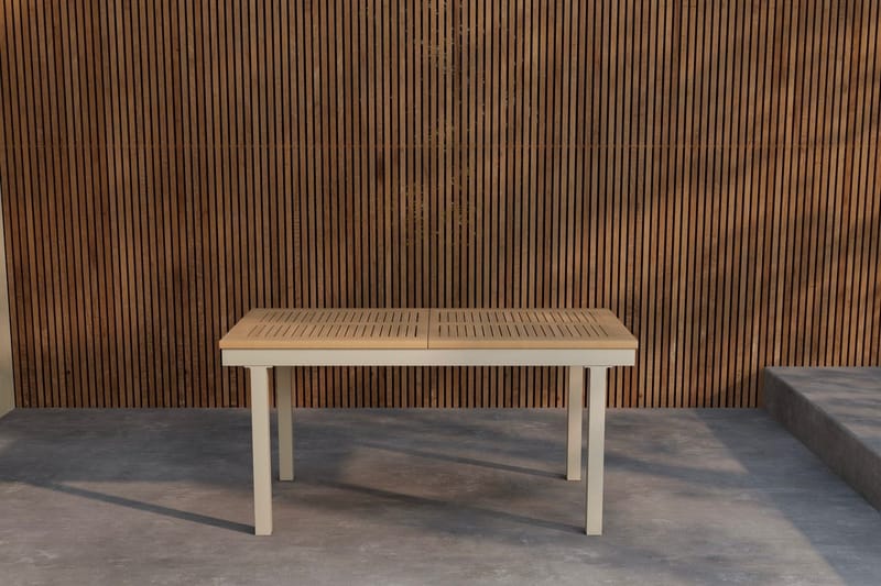 Rektangulärt matbord Panama 160 cm Utomhus, Natur