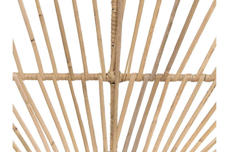 RIMOUSKI Sidobord Utomhus 67x67 cm Natural/Svart - Utemöbler - Trädgårdsbord & Utebord - Sidobord utomhus
