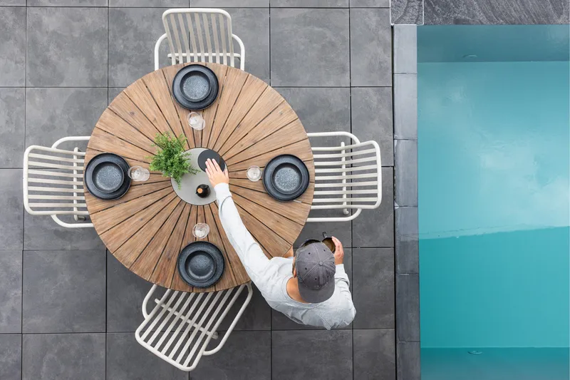 Rosario Matbord Utomhus - Brun - Utemöbler - Trädgårdsbord & Utebord - Matbord ute