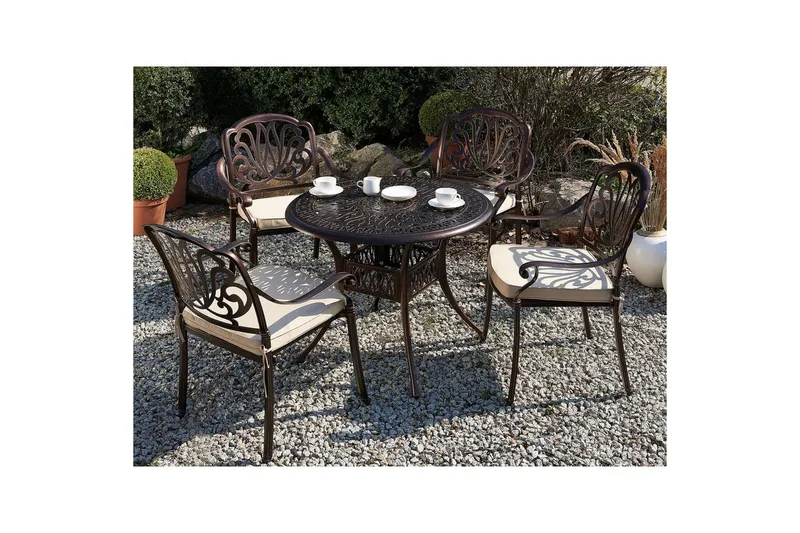 Runt bord Ancona - Utemöbler - Trädgårdsbord & Utebord - Matbord ute