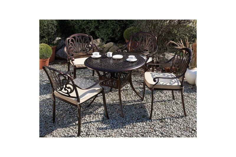 Runt bord Ancona - Utemöbler - Trädgårdsbord & Utebord - Matbord ute