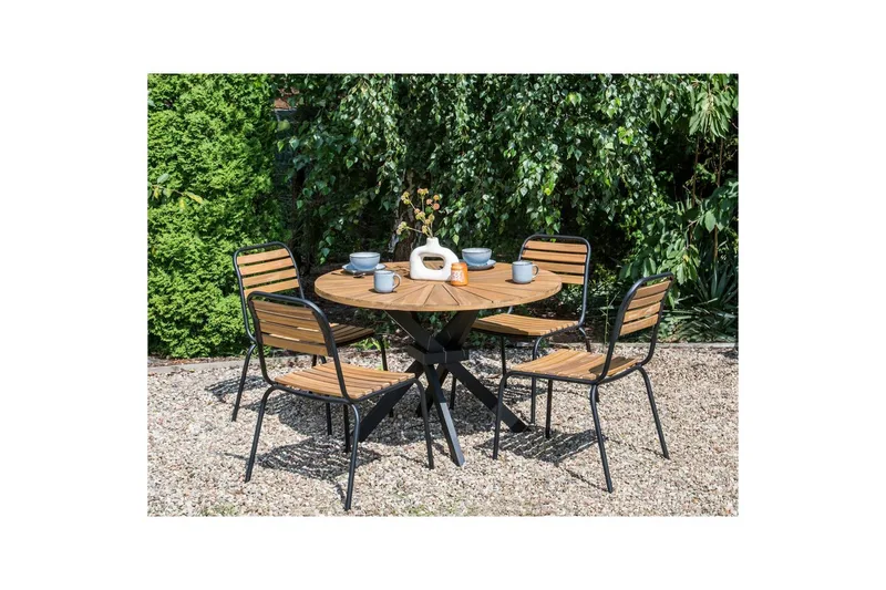 Runt bord Cissone - Utemöbler - Trädgårdsbord & Utebord - Matbord ute