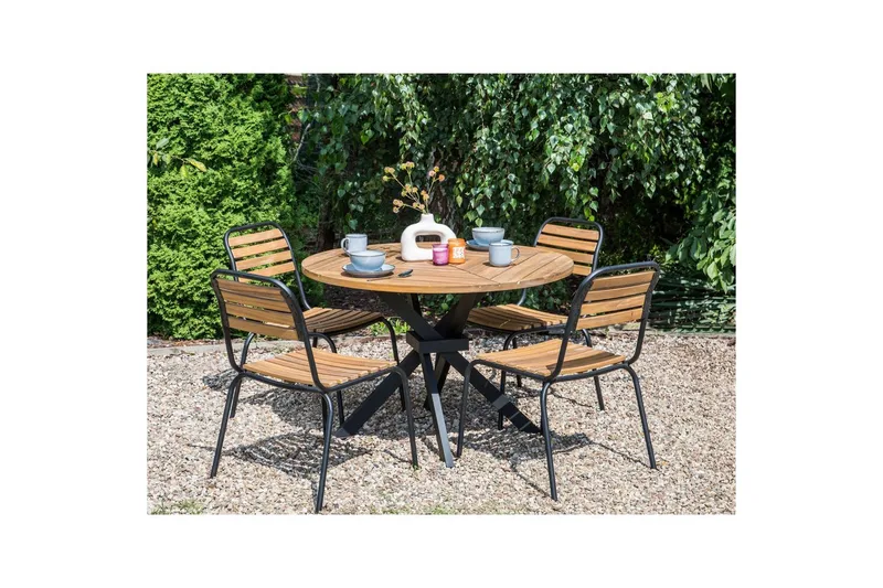Runt bord Lissone - Utemöbler - Trädgårdsbord & Utebord - Matbord ute