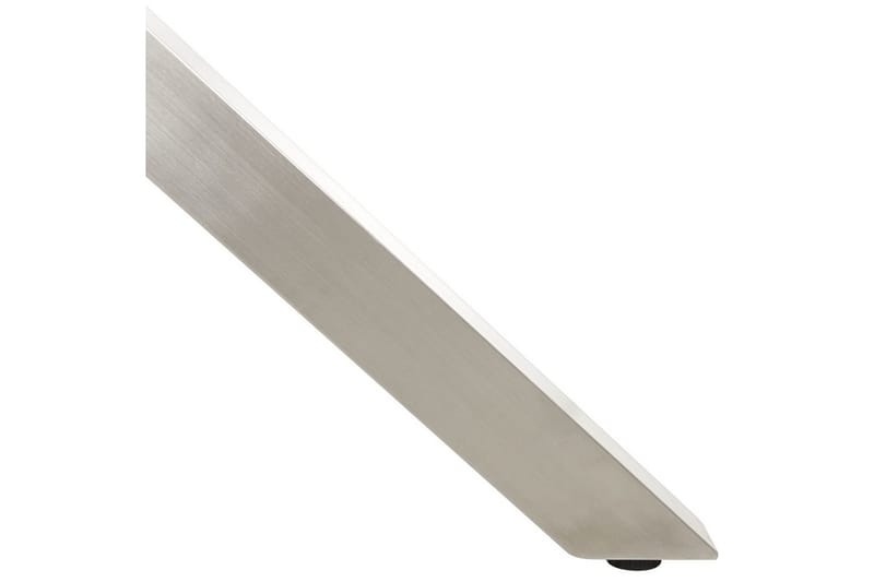 Runt bord Maletto - Silver, Transparent - Utemöbler - Trädgårdsbord & Utebord - Matbord ute
