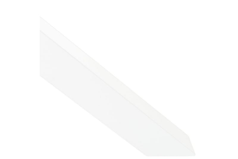 Runt bord Maletto - Vit, genomskinlig - Utemöbler - Trädgårdsbord & Utebord - Matbord ute