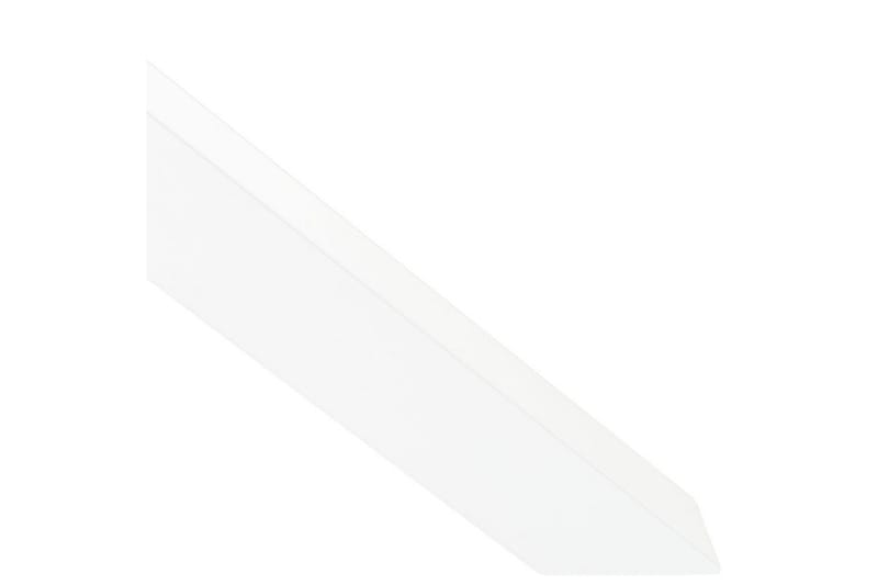 Runt bord Maletto - Vit, genomskinlig - Utemöbler - Trädgårdsbord & Utebord - Matbord ute