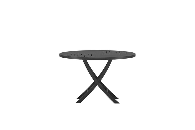 Runt matbord Kenya 120 cm Utomhus - Svart - Utemöbler - Trädgårdsbord & Utebord - Matbord ute