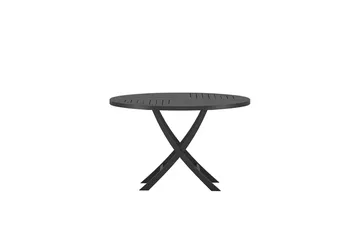 Runt matbord Kenya 120 cm Utomhus - Svart - Utemöbler - Trädgårdsbord & Utebord - Matbord ute