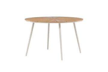 San Vito Matbord Utomhus 120 cm - Beige - Utemöbler - Trädgårdsbord & Utebord - Matbord ute