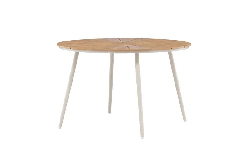 San Vito Matbord Utomhus 120 cm - Beige - Utemöbler - Trädgårdsbord & Utebord - Matbord ute