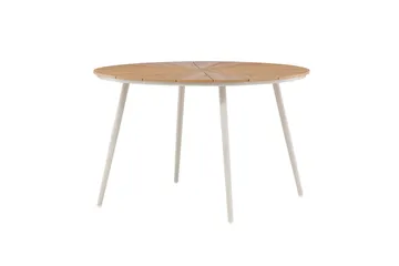 San Vito Matbord Utomhus 120 cm - Beige - Utemöbler - Trädgårdsbord & Utebord - Matbord ute
